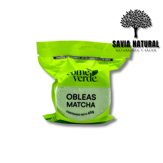 Obleas de Matcha – 60 g | Snack Natural con Antioxidantes